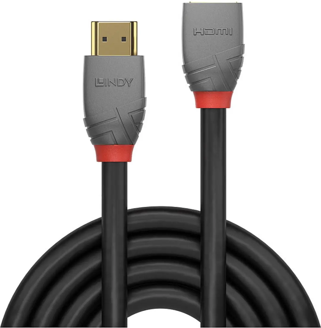 Lindy 36477 HDMI Verlengkabel 2.0 4K UHD - 2m - Antraciet