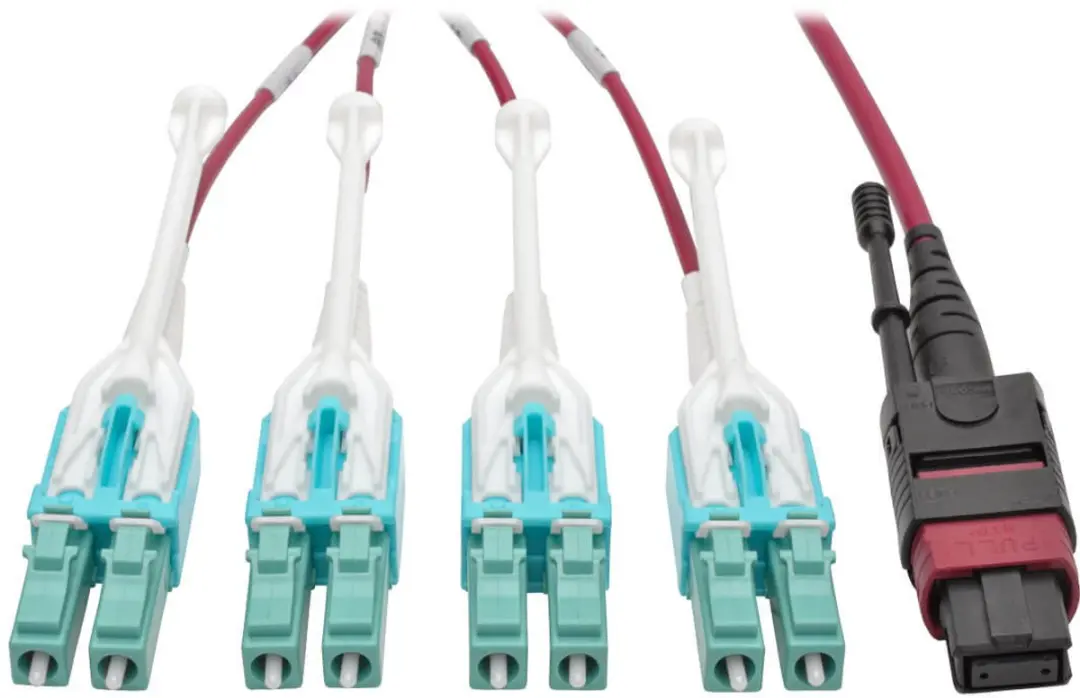 Tripp Lite N845-03M-8L-MG Glasvezelkabel OM4 MPO/MTP 8xLC