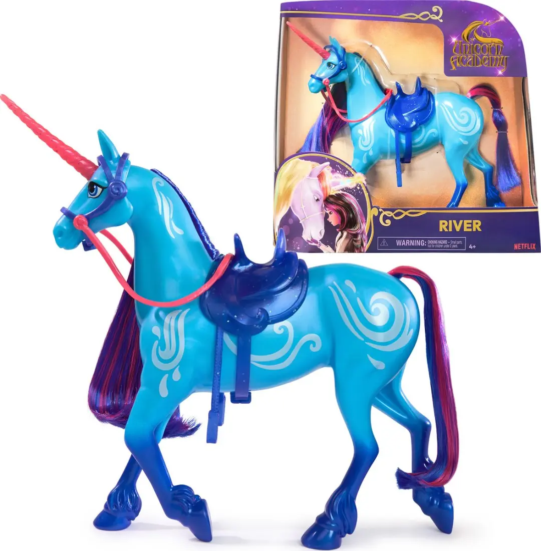 Unicorn Academy River 6067376 Speelgoedpaard