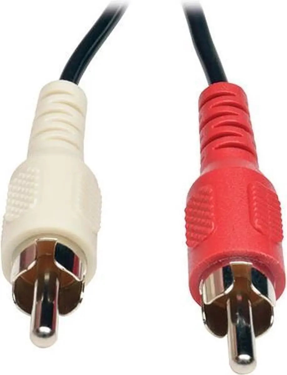 Tripp Lite P316-06N RCA 3.5mm Tussenstuk - Zwart
