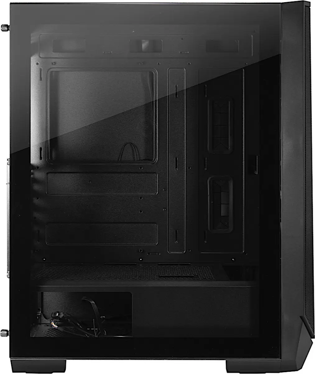 Inter-Tech IT-3503 Airstream Tower - 3x 2.5" 1x 3.5" - Zwart