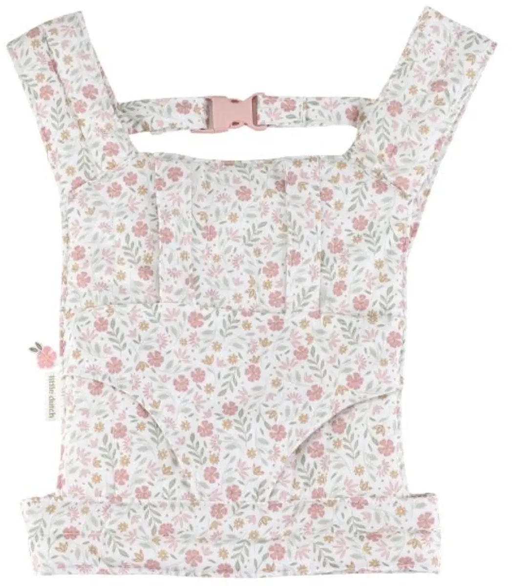 Little Dutch Poppendraagzak Soft Flowers LD4590 - Babypop - Roze - afbeelding 6 van 6