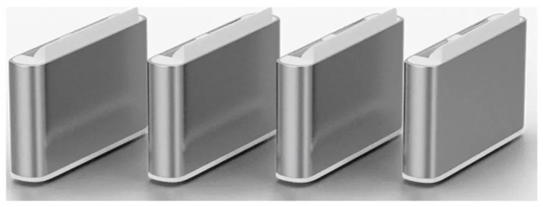 Lindy USB-C Sleutelset 5 Stuks - Wit