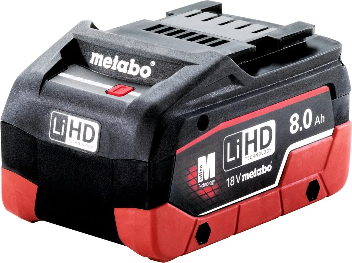 Metabo 18V LiHD 8.0Ah Accu 625369000