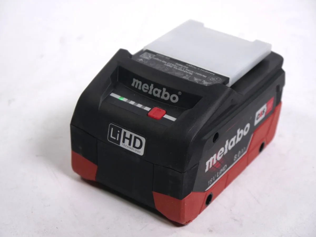 Metabo 18V LiHD 8.0Ah Accu 625369000
