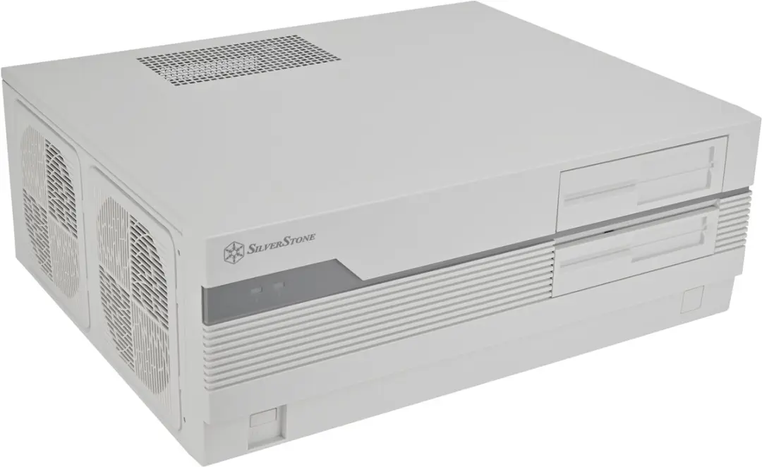 SilverStone SST-FLP01W HTPC Behuizing - Wit