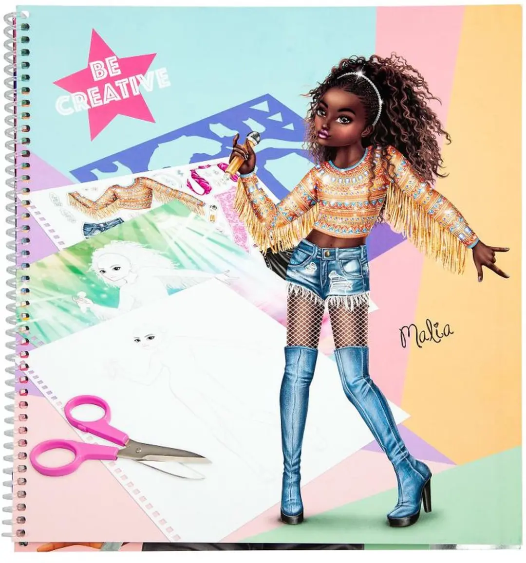 Depesche TOPModel POPSTAR Kleurboek - Multicolor