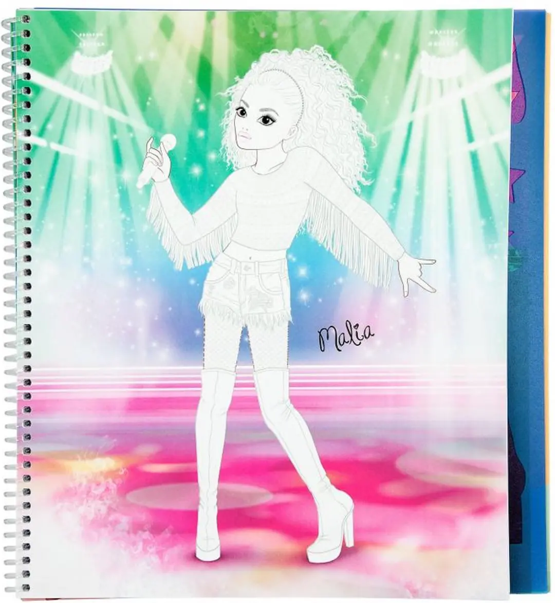 Depesche TOPModel POPSTAR Kleurboek - Multicolor