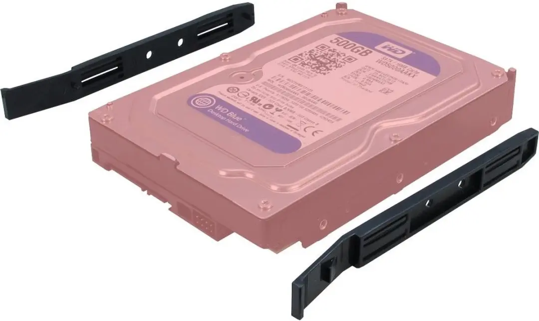 Inter-Tech 4U 40240 Rack - 11x 3.5" 4x 2.5" - Zwart/Grijs