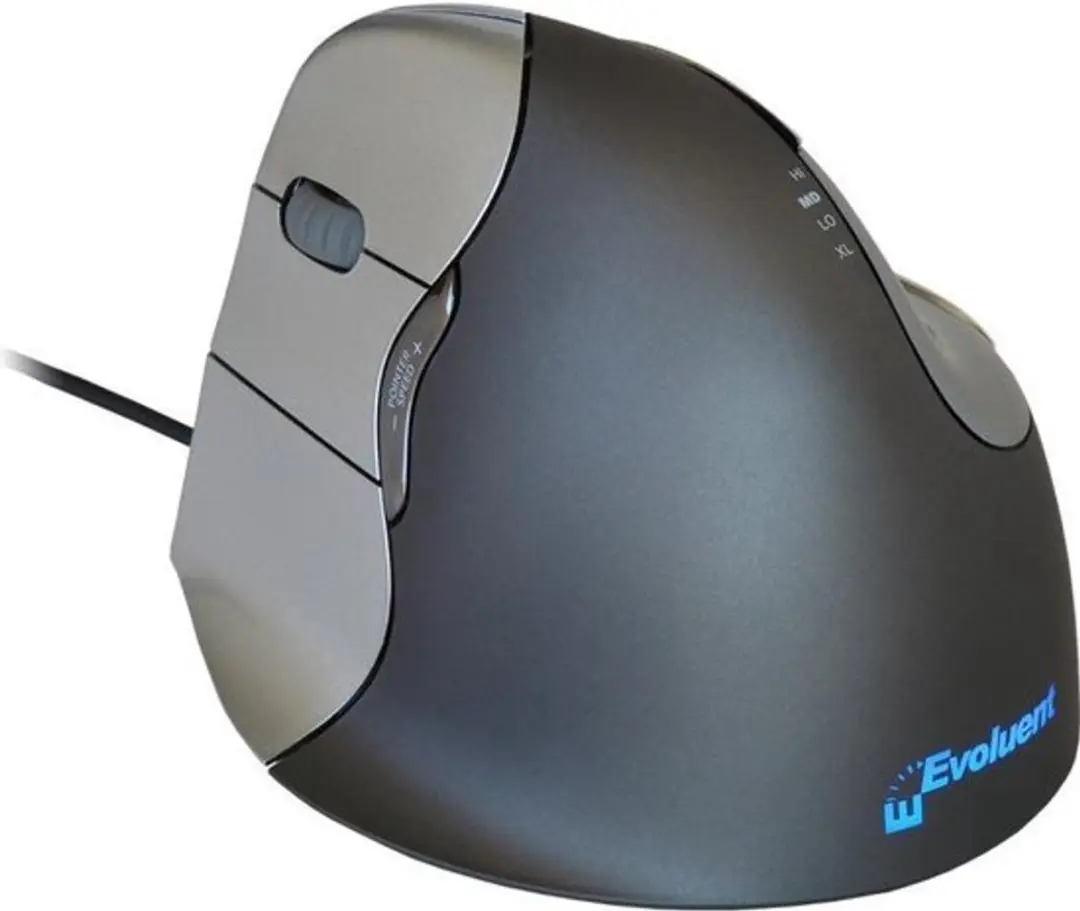 Evoluent VM4L Linkshandige Muis - Grijs/Zilver