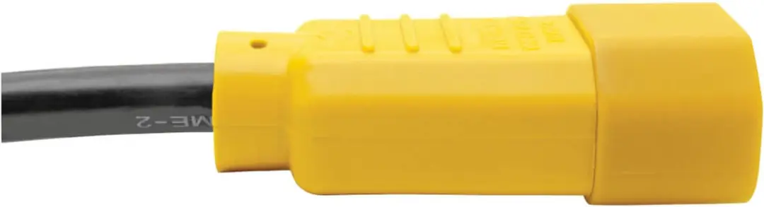 Tripp Lite P005-006-YW Elektriciteitssnoer 1,8m - C13/C14 - Zwart/Geel