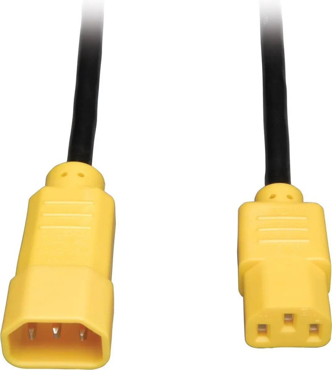 Tripp Lite P005-006-YW Elektriciteitssnoer 1,8m - C13/C14 - Zwart/Geel