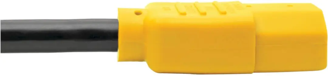 Tripp Lite P005-006-YW Elektriciteitssnoer 1,8m - C13/C14 - Zwart/Geel