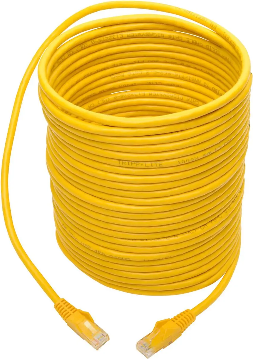 Tripp Lite N201-035-YW Cat6 Patchkabel Geel 35ft