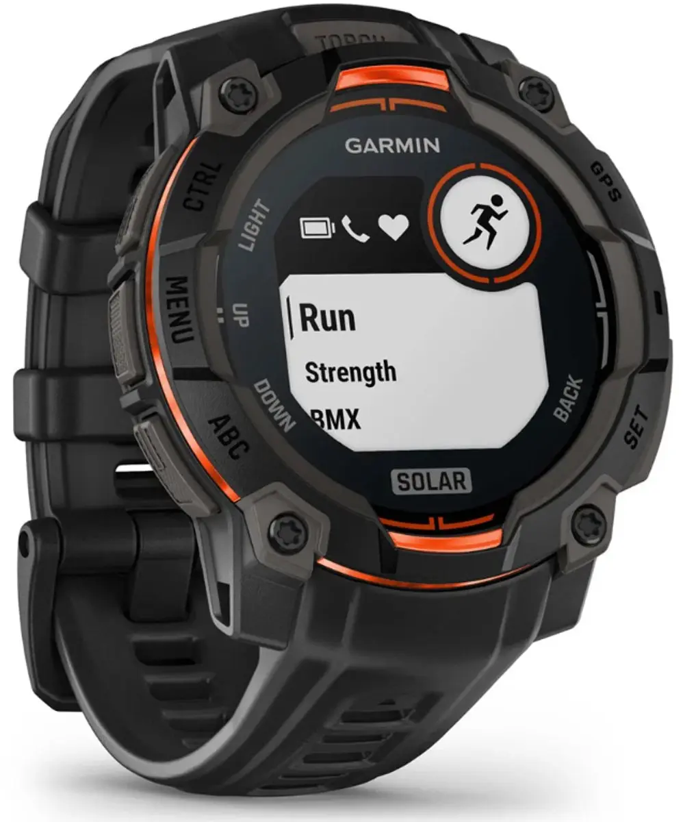 Garmin Instinct 3 Solar 010-02934-00 Smartwatch - 50mm - Zwart