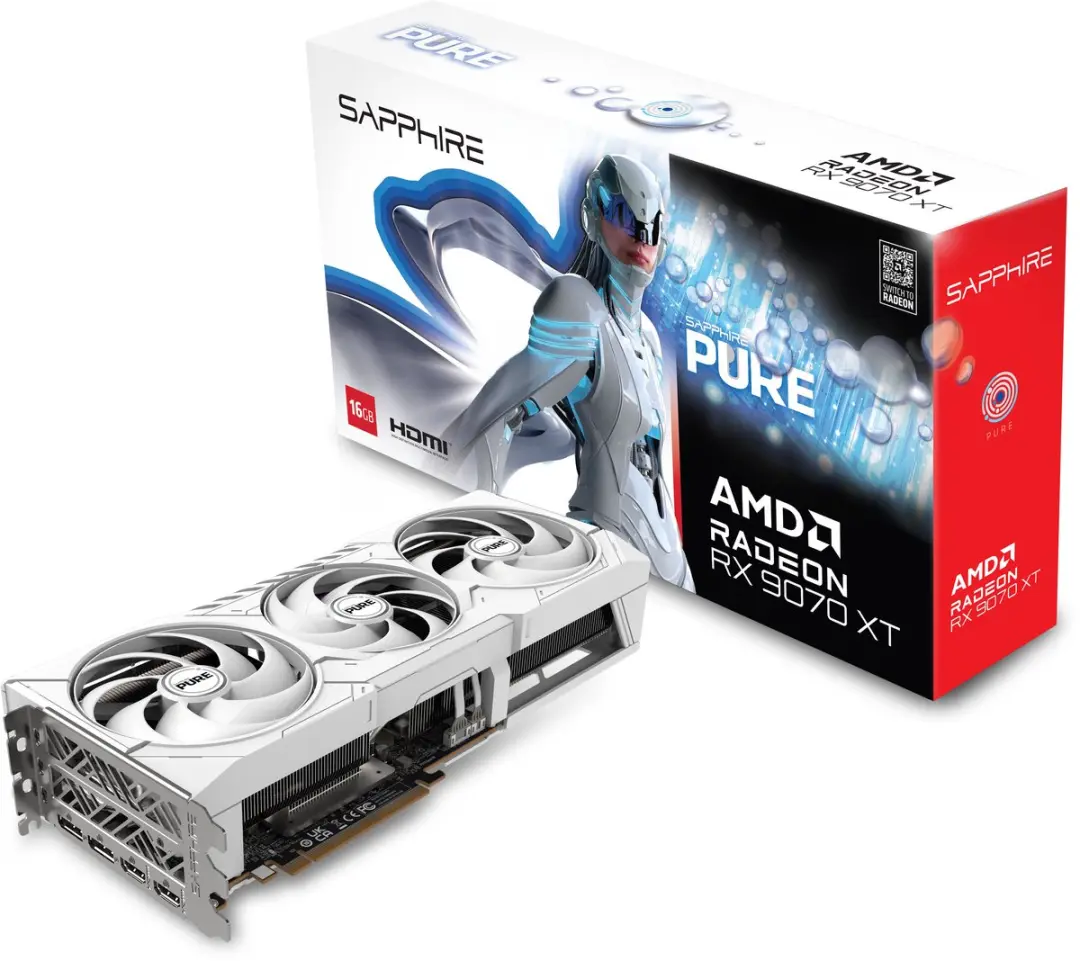 Sapphire Radeon RX 9070 XT 16GB Videokaart
