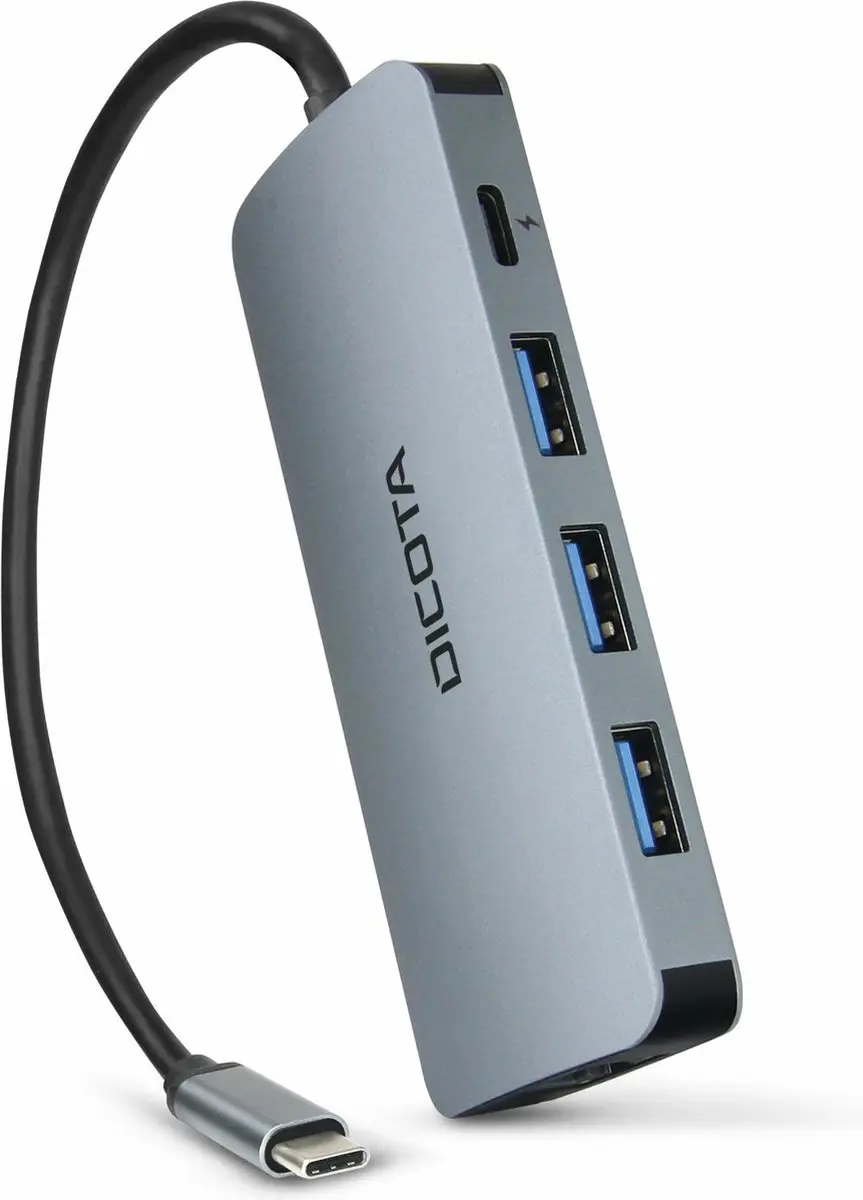 Dicota D32062 USB-C Dockingstation - 3x USB 3.0 - HDMI - Zilver