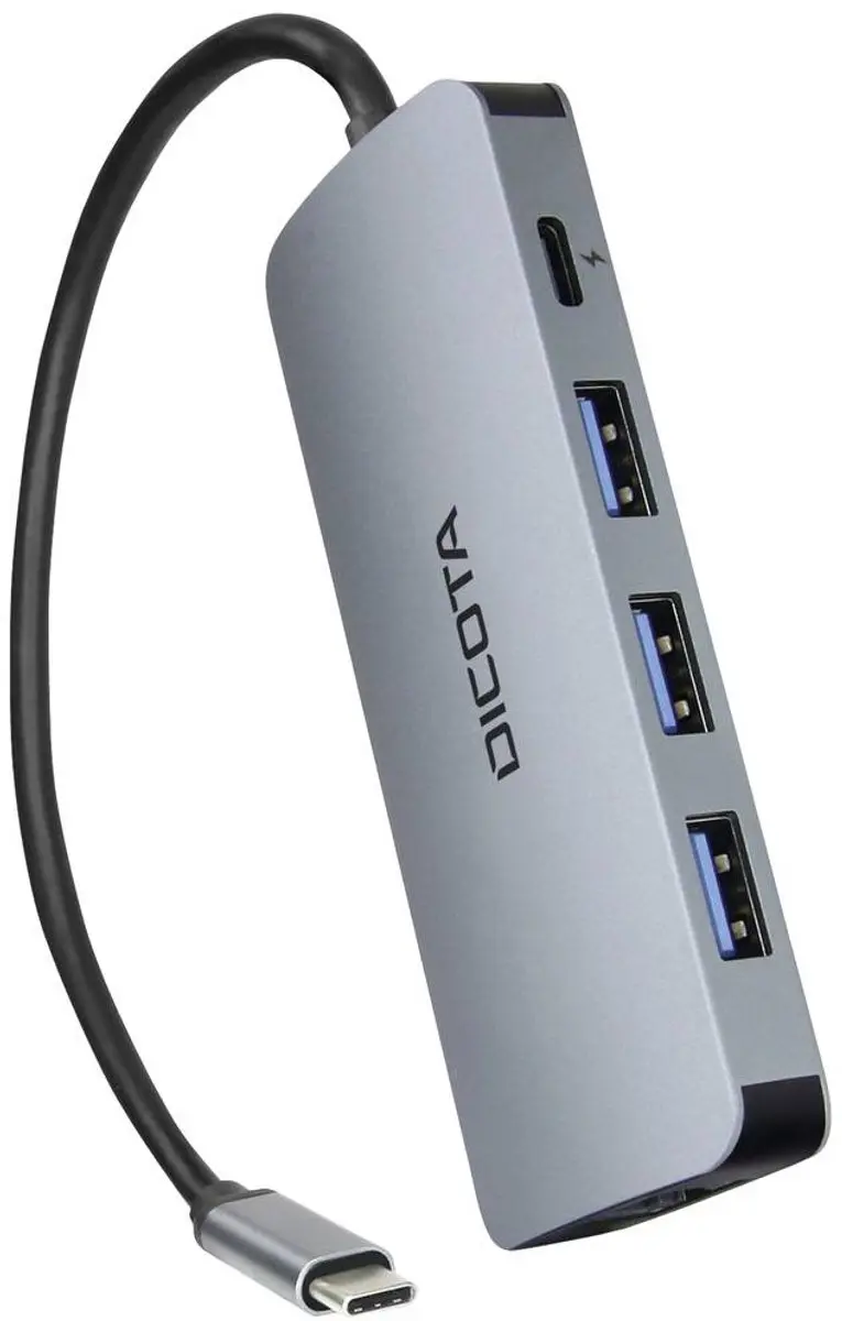 Dicota D32062 USB-C Dockingstation - 3x USB 3.0 - HDMI - Zilver