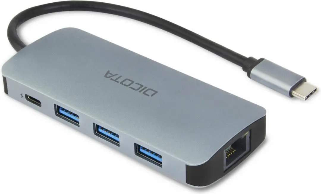 Dicota D32062 USB-C Dockingstation - 3x USB 3.0 - HDMI - Zilver