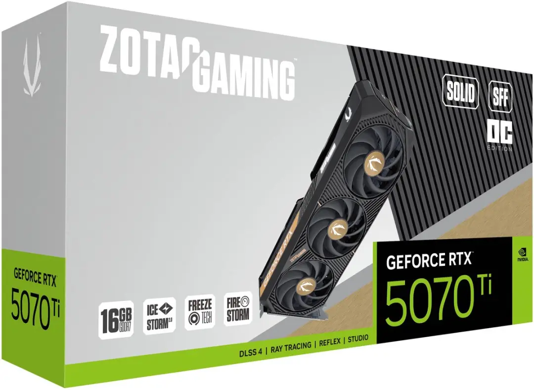 Zotac GAMING GeForce RTX 5070 Ti SOLID SFF OC ZT-B50710J3-10P