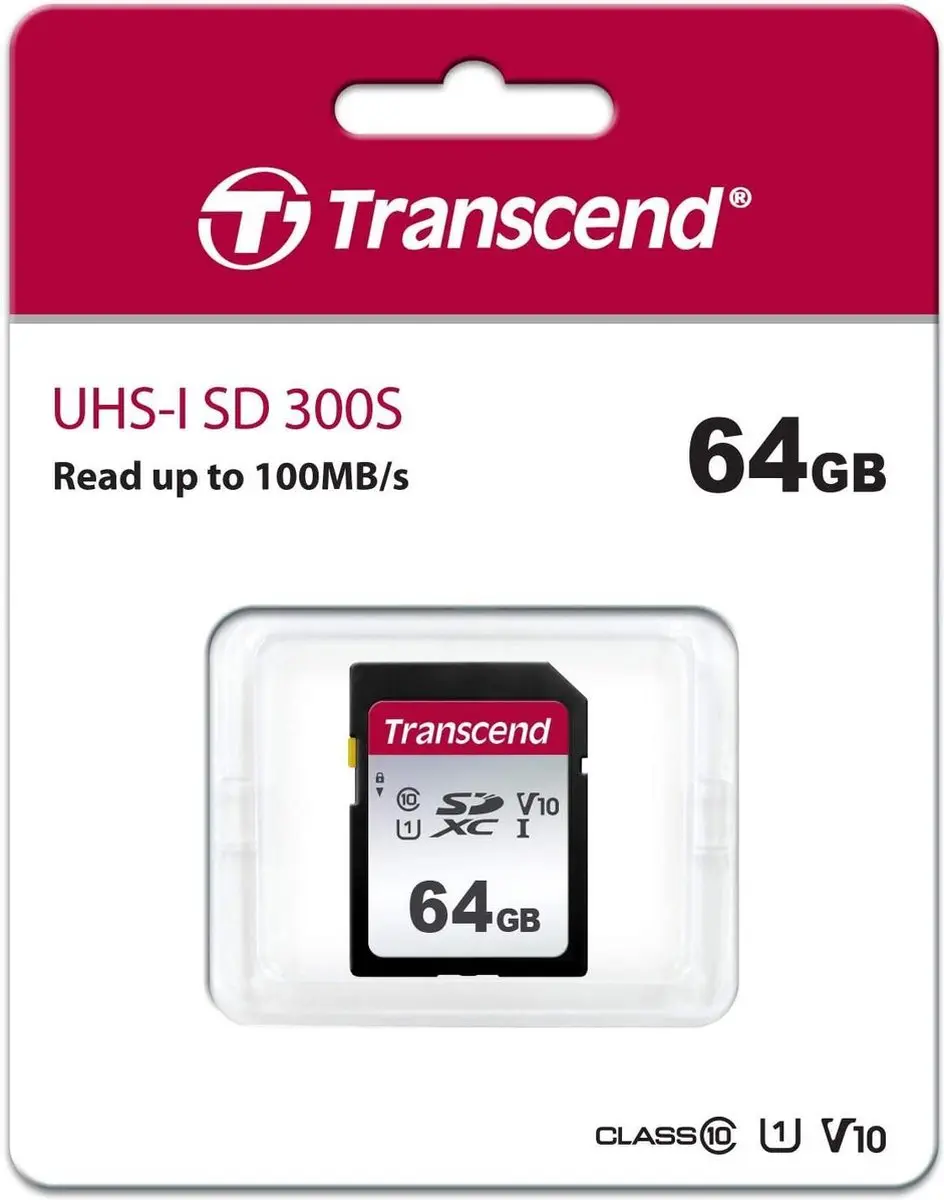 Transcend Premium 300S SDXC 64GB Class 10 UHS-I