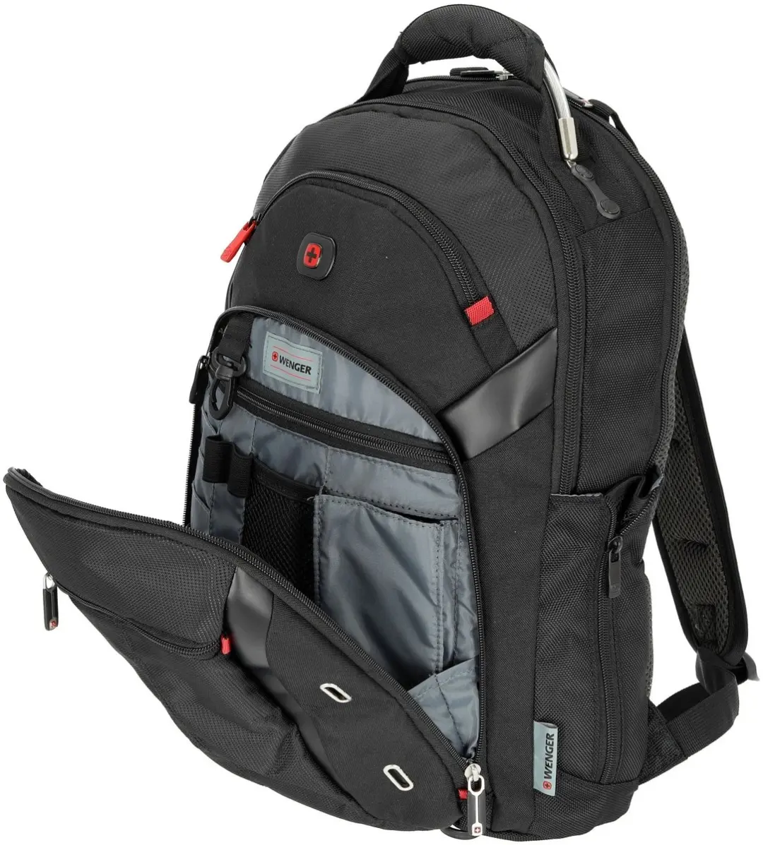 Wenger Gigabyte 56305 Laptoprugzak 15 inch - 7 Vakken - Zwart - afbeelding 6 van 6