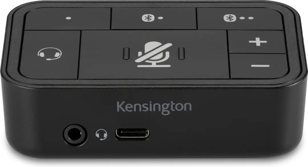 Kensington K83300WW 3-in-1 Pro Audio Headset Switch - Zwart