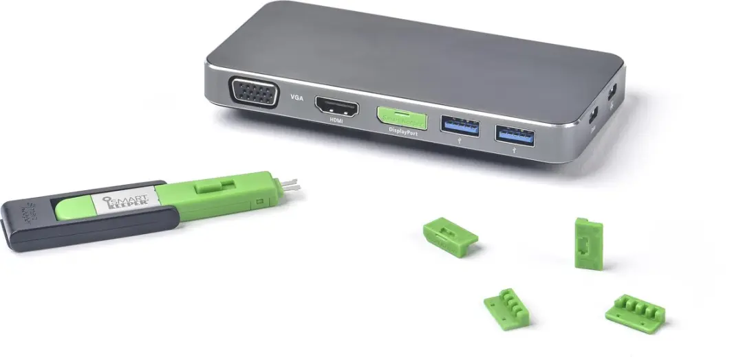 SmartKeeper DL04PKGN DisplayPort Lockset - Groen