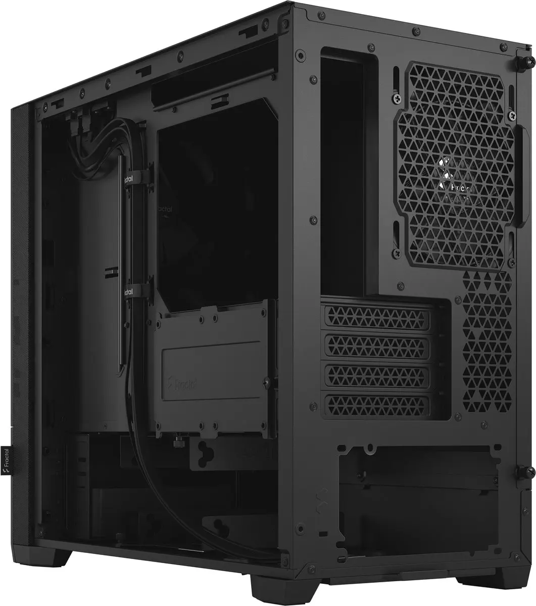 Fractal Design Pop Mini Silent ATX Behuizing - 3 Ventilatoren - Zwart