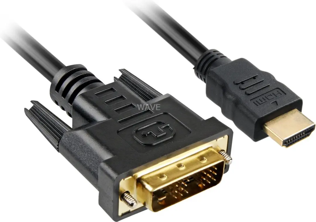 Sharkoon HDMI naar DVI-D Kabel 1m