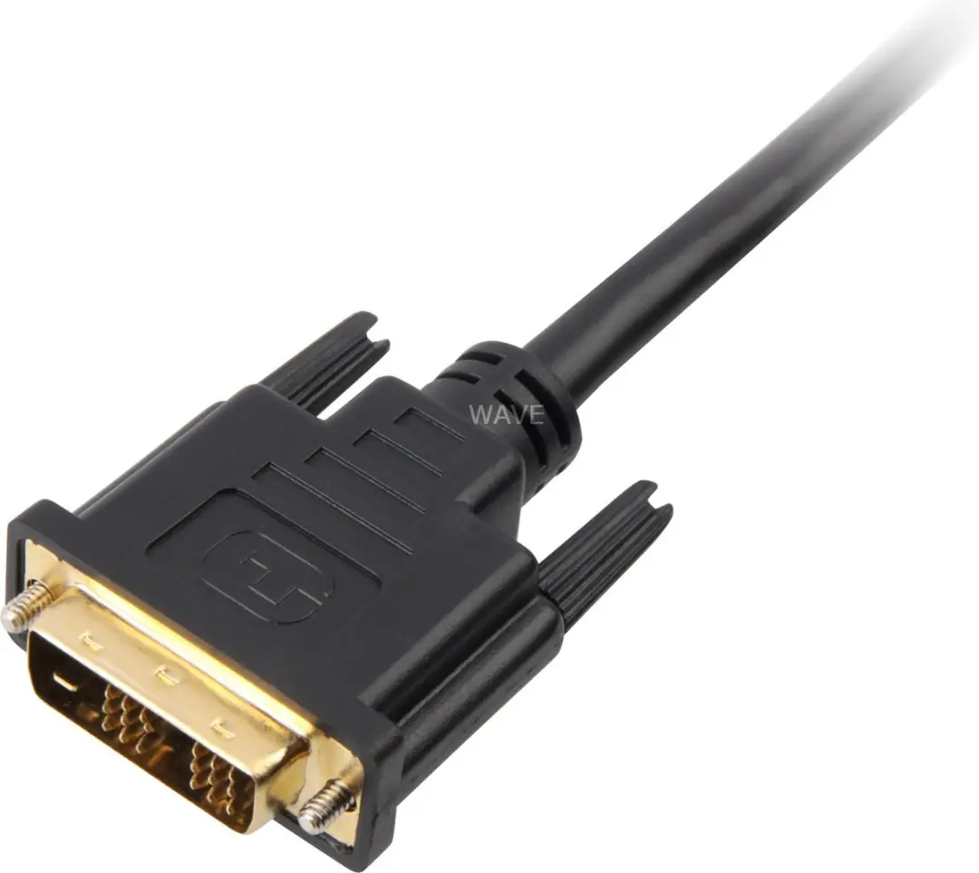 Sharkoon HDMI naar DVI-D Kabel 1m - Zwart