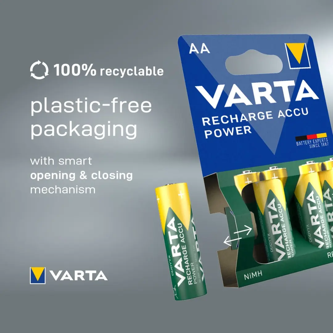 Varta AA Oplaadbare Batterijen 2100mAh - 4 Stuks