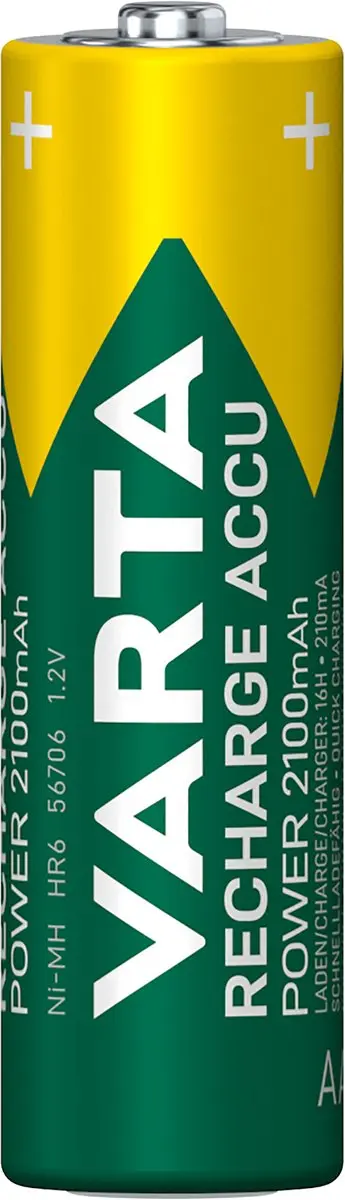 Varta AA Oplaadbare Batterijen 2100mAh - 4 Stuks