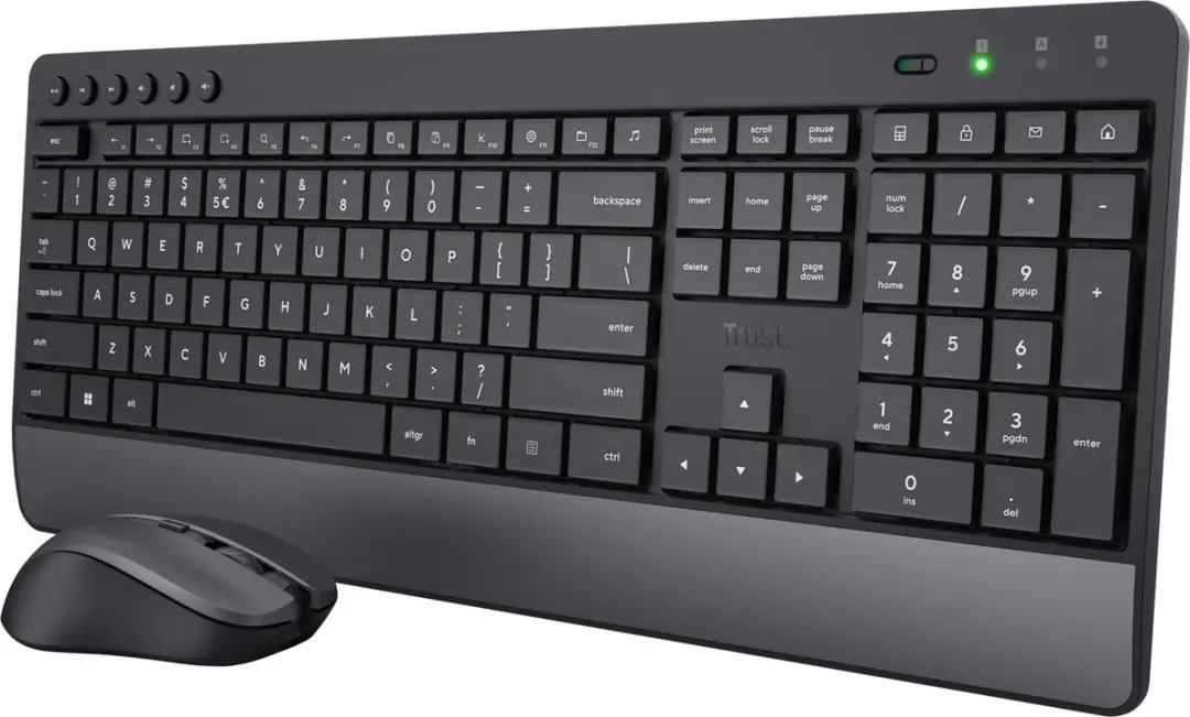 Trust Trezo Comfort Draadloos Toetsenbord & Muis Set AZERTY