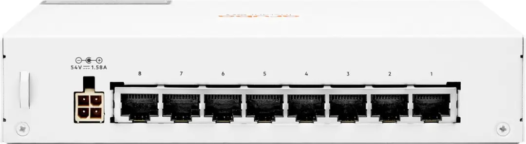 HPE Aruba IOn 1430 8G 64W Switch - 8 PoE-poorten - Wit