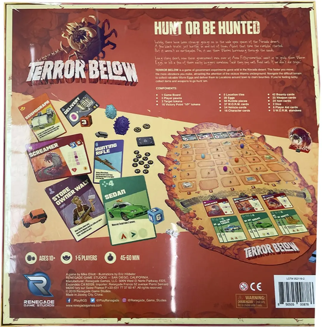 Terror Below Bordspel - 2-5 Spelers