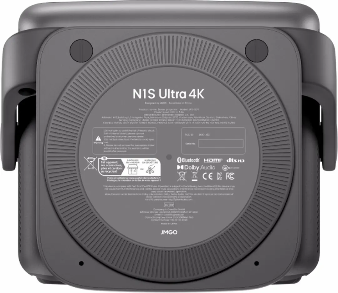 JMGO N1S Ultra 4K Drievoudige Laserprojector - 2.800 ANSI Lumen - Grijs - afbeelding 6 van 6