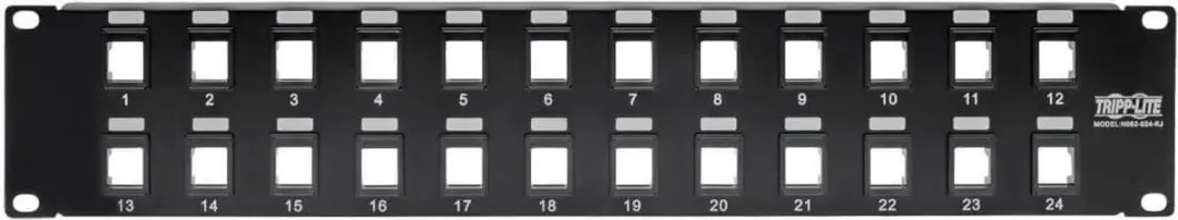 Tripp Lite N062-024-KJ Patchpaneel 1U - Zwart