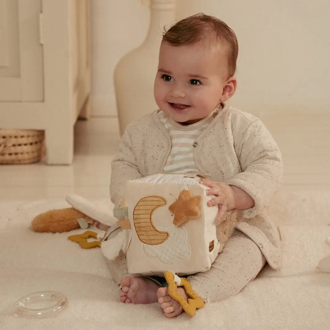 Little Dutch Newborn Naturals Activiteitenkubus Wit