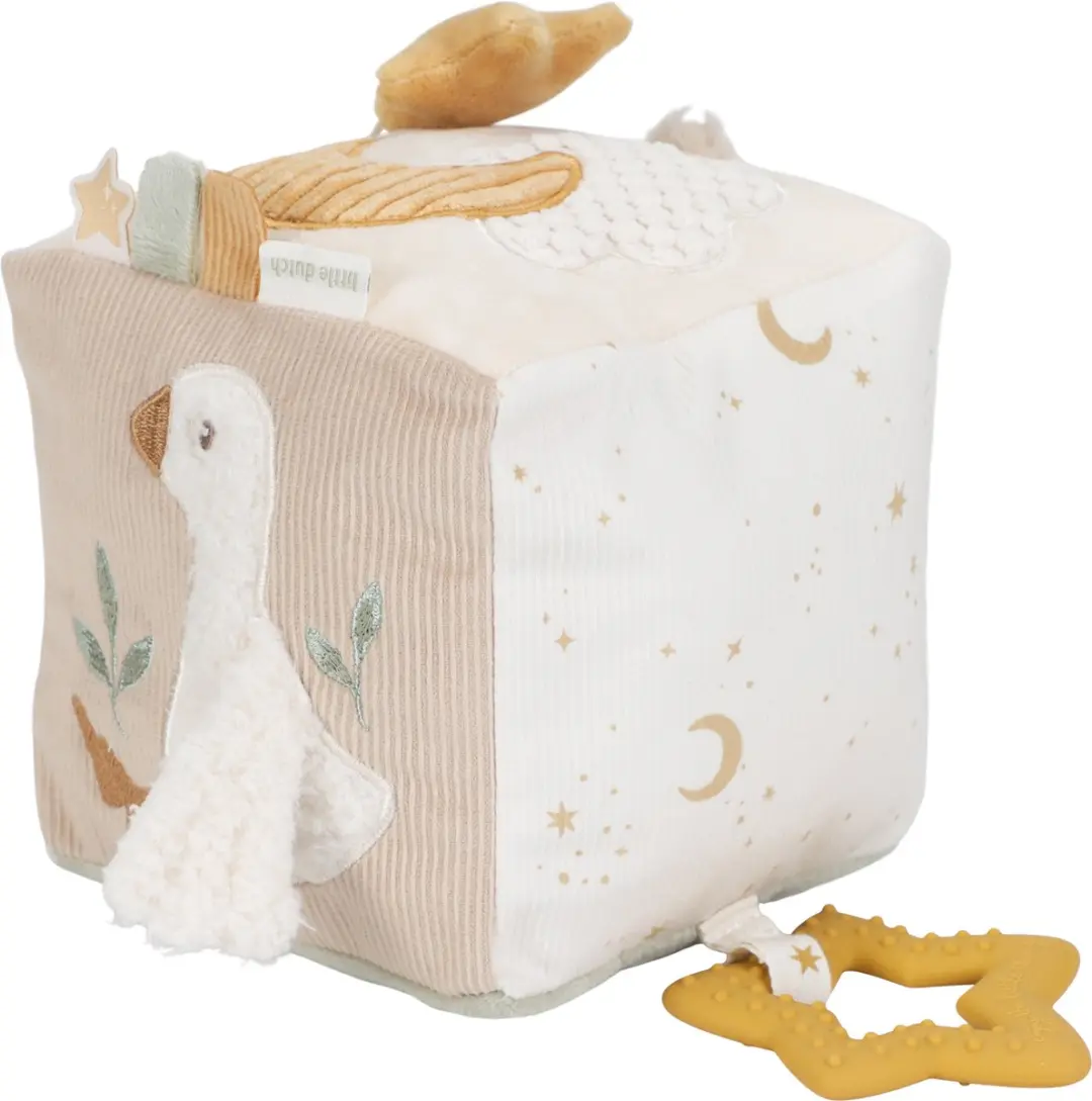 Little Dutch Newborn Naturals Activiteitenkubus Wit