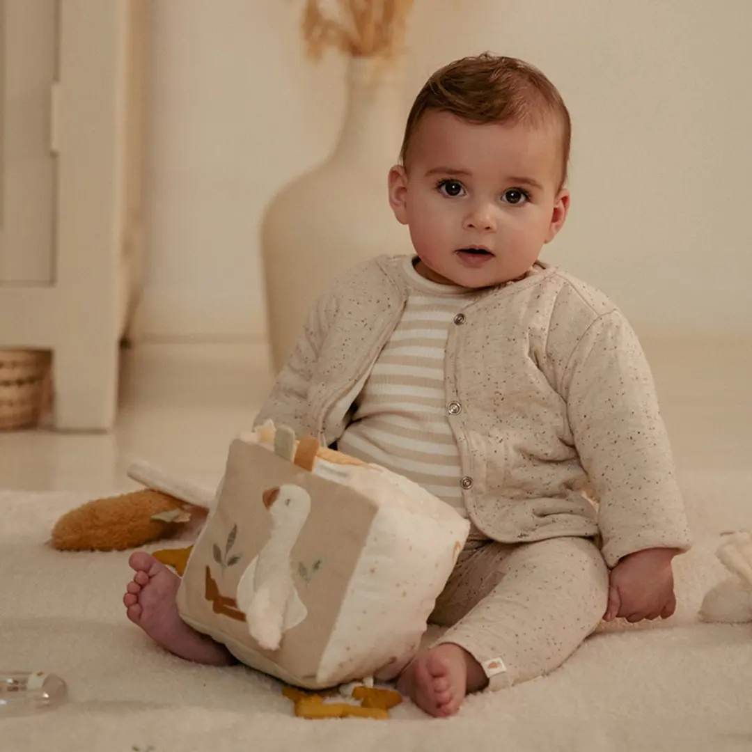 Little Dutch Newborn Naturals Activiteitenkubus Wit