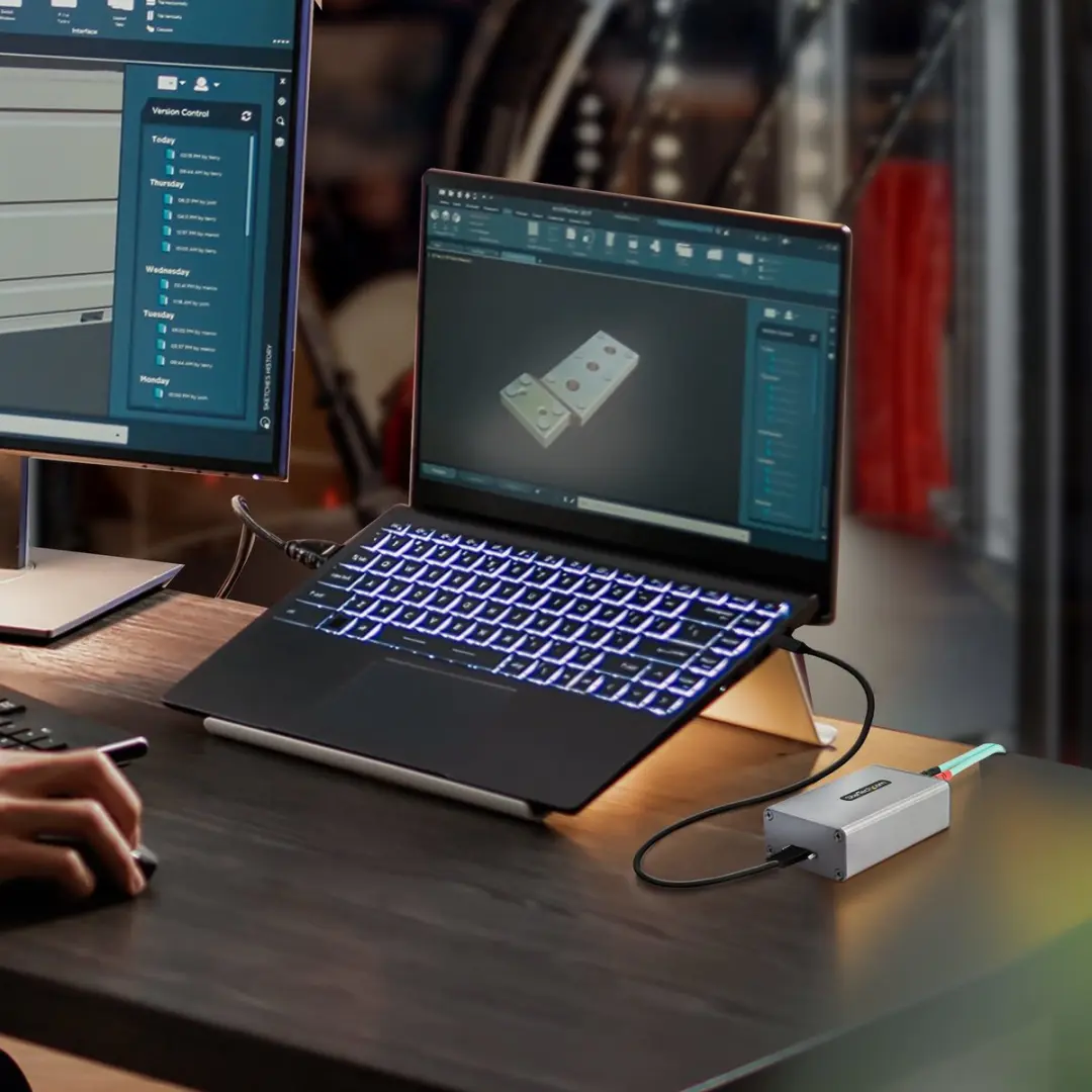Startech USB 3.0 Verlenger Glasvezel LC/LC - Zwart-Grijs