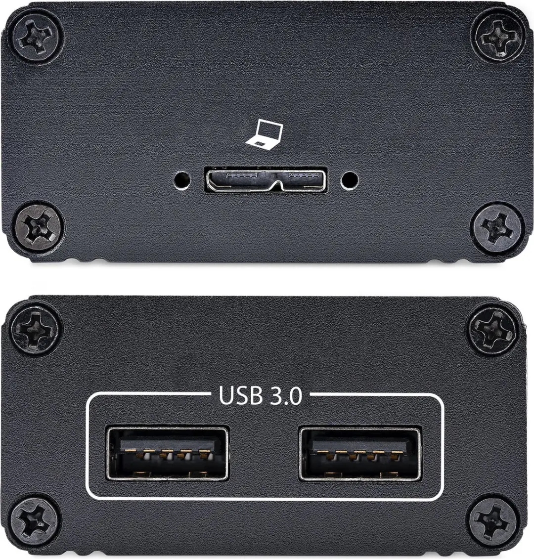 Startech USB 3.0 Verlenger Glasvezel LC/LC - Zwart-Grijs