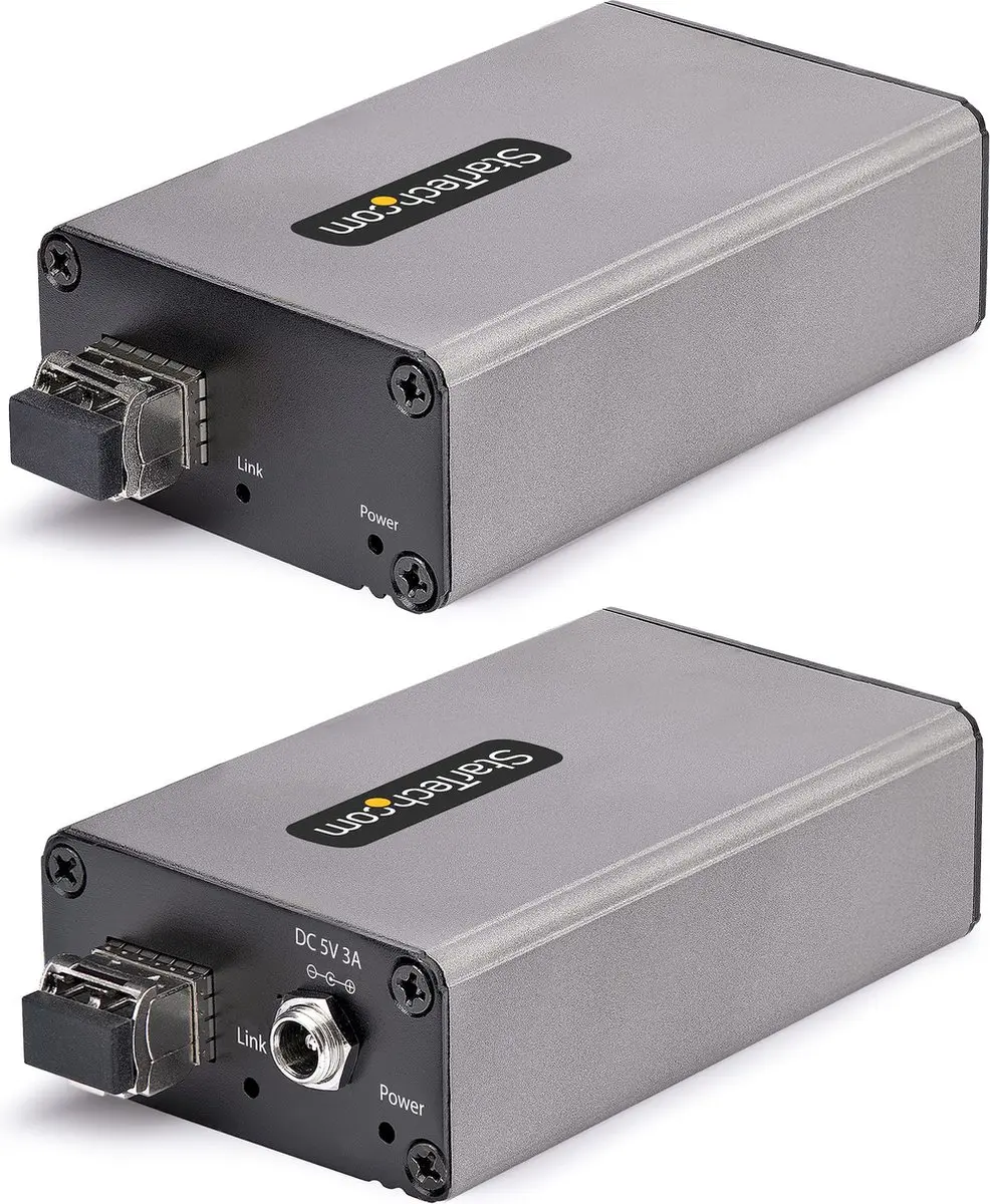 Startech USB 3.0 Verlenger Glasvezel LC/LC - Zwart-Grijs
