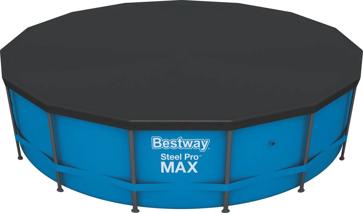Bestway Afdekzeil Flowclear Ø457cm - Zwart