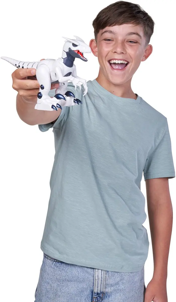 ZURU Robo Dino Raptor 71152 - 2x AA - Wit - afbeelding 6 van 6