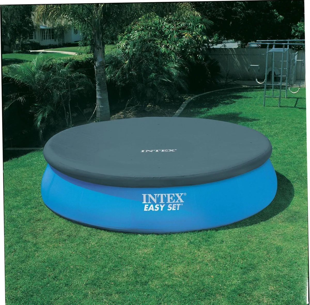 Intex Easy Set Zwembad Afdekzeil 457cm - Blauw