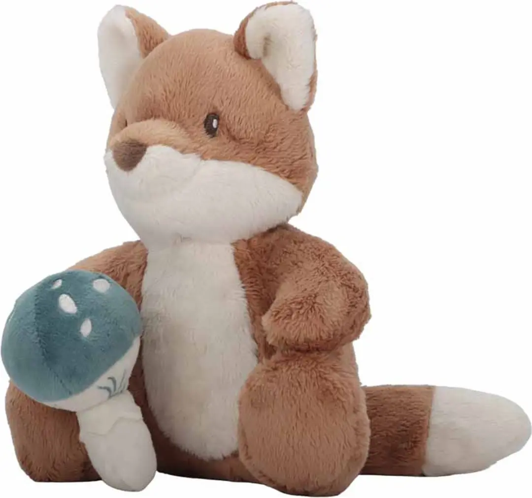 Little Dutch Knuffel Vos Forest Friends - Bruin/Blauw