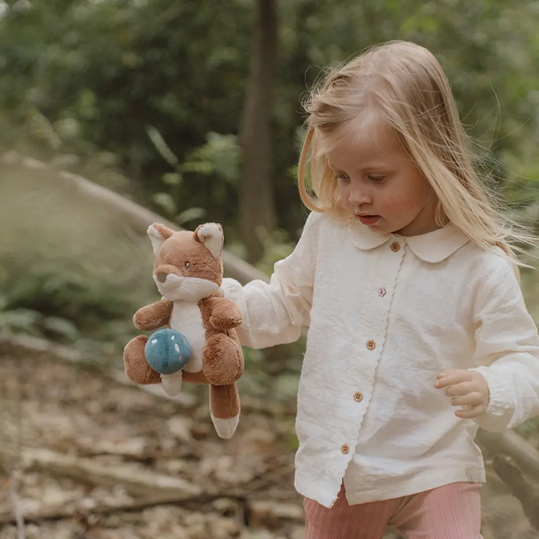 Little Dutch Knuffel Vos Forest Friends - Bruin/Blauw