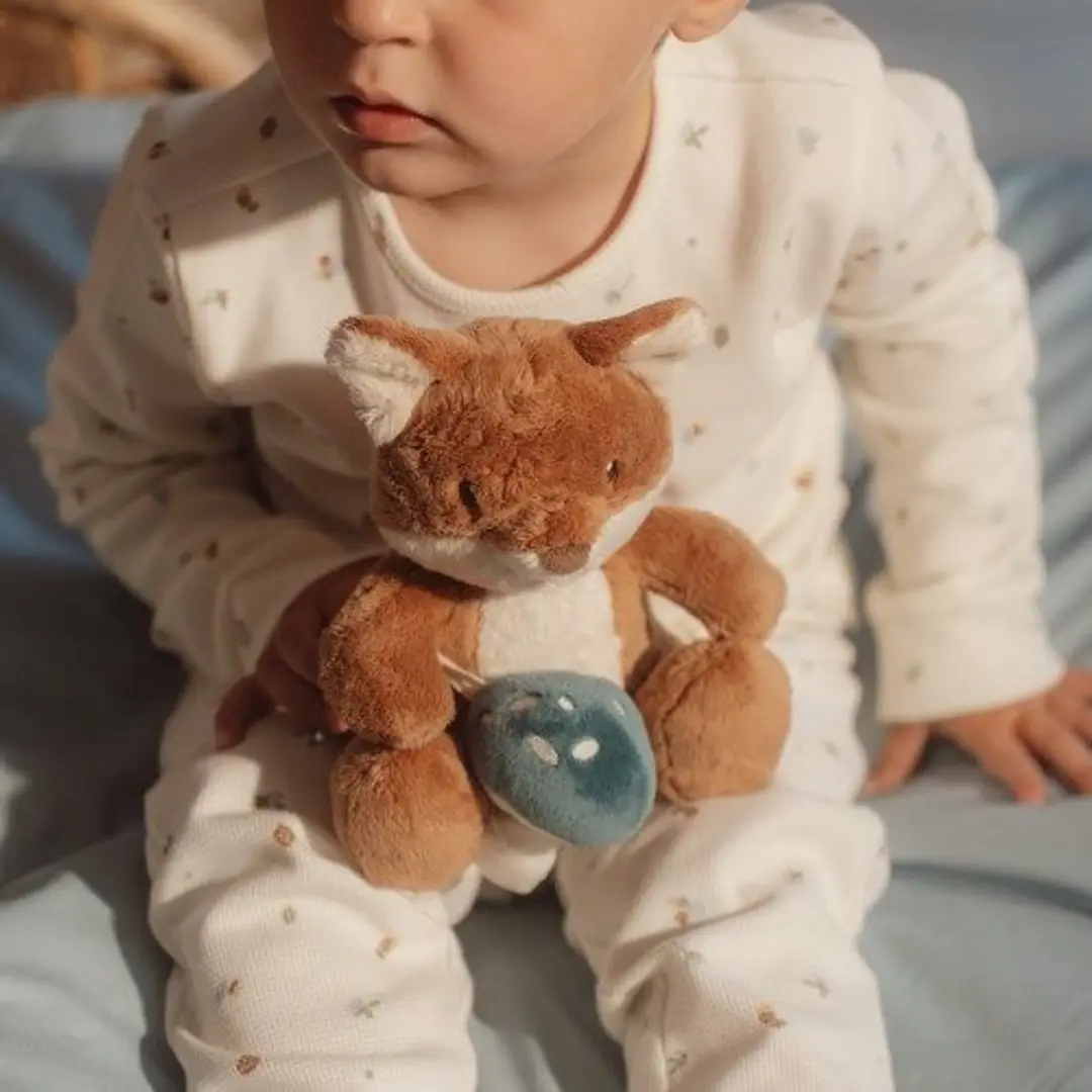 Little Dutch Knuffel Vos Forest Friends - Bruin/Blauw